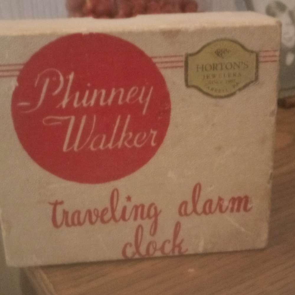 Phinny. & WALKER clock , antique